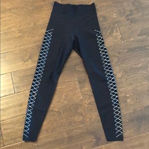 Ultracor Leggings - gunmetal cut outs